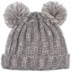 BONNET POMPONS FILLE