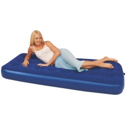 MATELAS GONFLABLE 1 PERSONNE + POMPE