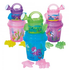 SEAU GARNI TRANSPARENT MARIN 17 CM