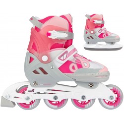 ROLLERS/PATINS A GLACE 2 EN 1 - BOLD BERRY