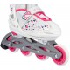 ROLLER EN LIGNE REGLABLE - WHITE WEDGE - ENFANT