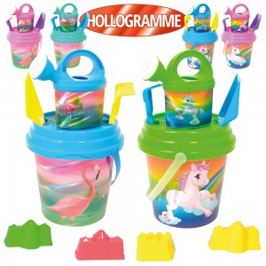 SEAU GARNI FLAMANT/LICORNE 16CM