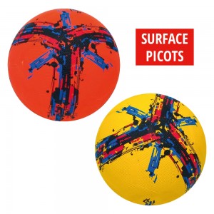 BALLON BEACH SOCCER CAOUTCHOUC 23 CM