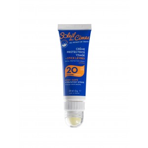 DUO CREME SPF 20 + STICK LEVRES SPF 20