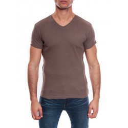 T-SHIRT COL V HOMME