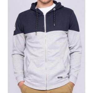 SWEAT CAPUCHE HOMME MARINE