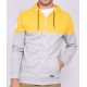 SWEAT CAPUCHE HOMME JAUNE