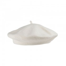 BERET FEUTRINE BLANC