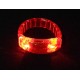 BRACELET LUMINEUX LED ROUGE