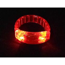 BRACELET LUMINEUX LED ROUGE