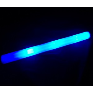 BATON LUMINEUX EN MOUSSE LED BLEU