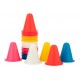 MINI CONES DE SLALOM 8 CM - LOT DE 25