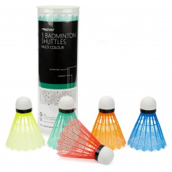 VOLANTS BADMINTON COLORES X5