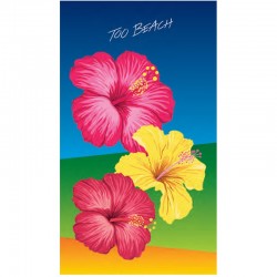 SERVIETTE DE PLAGE VELOURS 100 X 175 CM