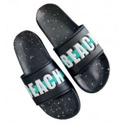 CLAQUETTES BEACH HOMME NOIR 36/40