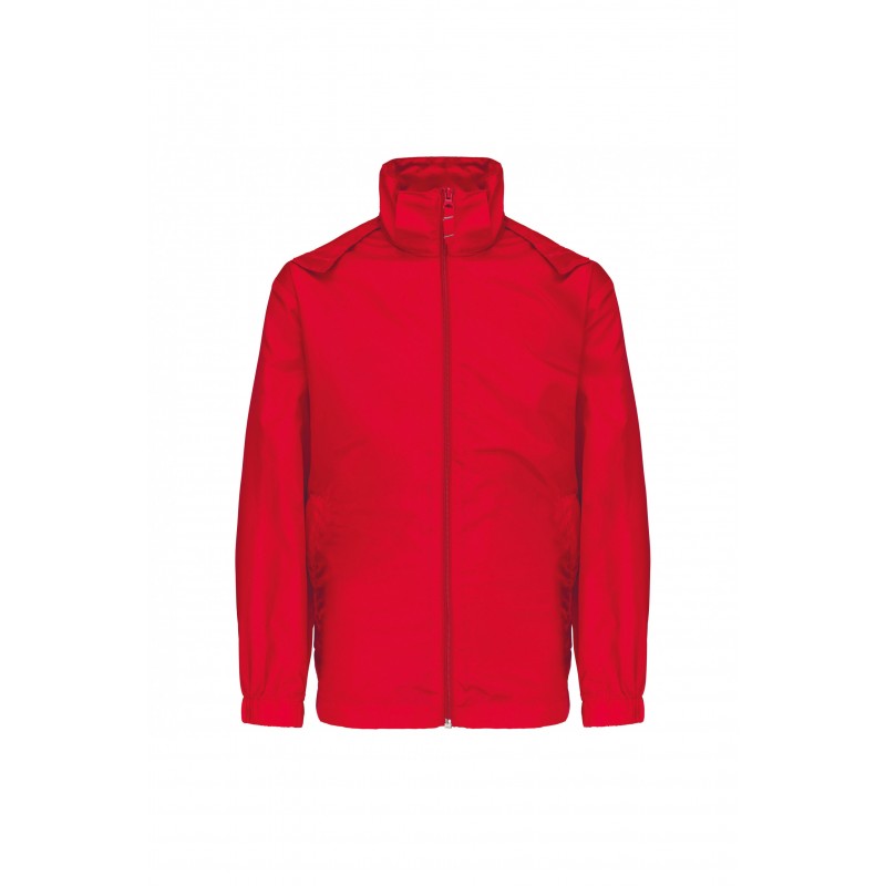 Veste De Pluie Légère Fille Coupe-vent - Colorée, Poches, élastique, Pour Randonnée Ou Quotidien
