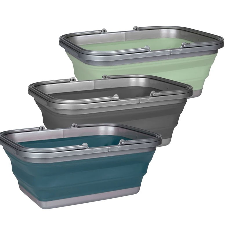 YSDSY Bassine Pliable avec Trou d'Evacuation - Volume 16 litres