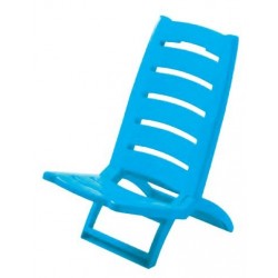 CHAISE DE PLAGE BLEUE