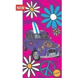 SERVIETTE DE PLAGE MICROFIBRE 70 X 140 CM