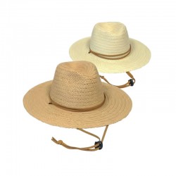 CHAPEAU PAILLE PAPIER BORD BAISSE FEMME 55/57 CM