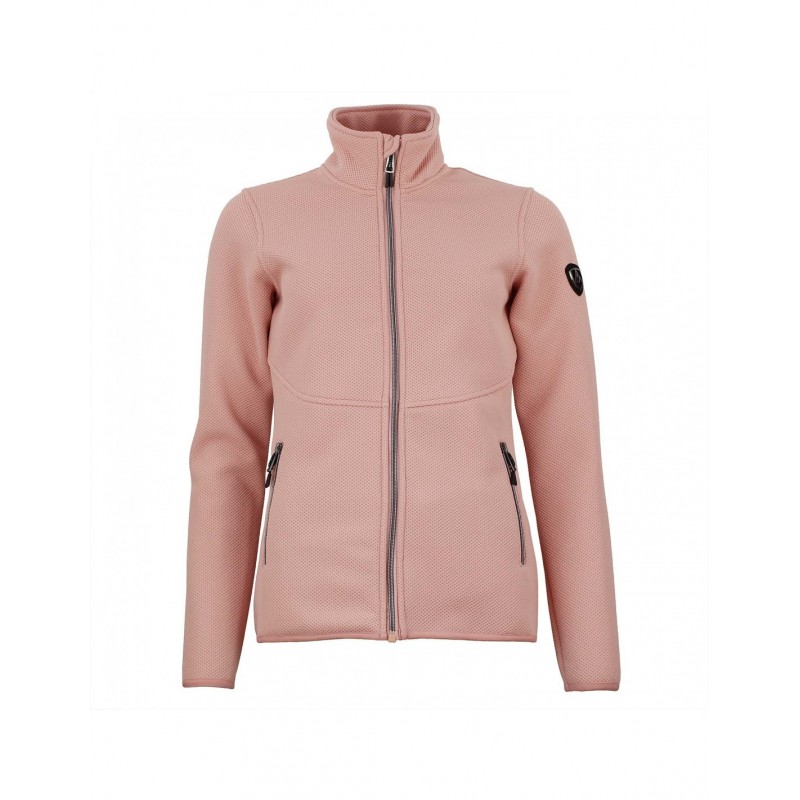 Veste Polaire Sport Femme ONLY – Col Haut, Manches Longues, Fermeture Éclair – Confortable Et Chaud