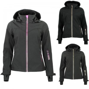 BLOUSON SOFTSHELL SKI FEMME