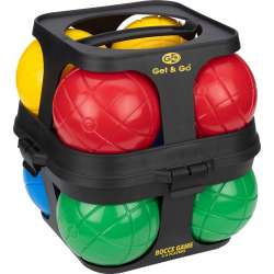 JEU DE 8 BOULES DE PETANQUE PLASTQUE