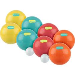 JEU DE 8 BOULES DE PETANQUE DE PLAGE