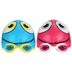 SET BONNET DE BAIN + LUNETTES