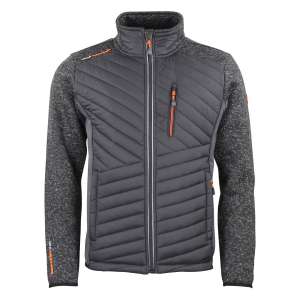 BLOUSON POLAIRE BI-MATIERE HOMME