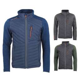 BLOUSON POLAIRE BI-MATIERE HOMME