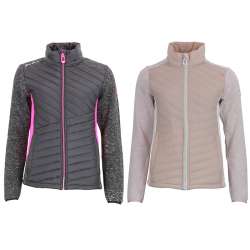 BLOUSON POLAIRE MATELASSE FEMME