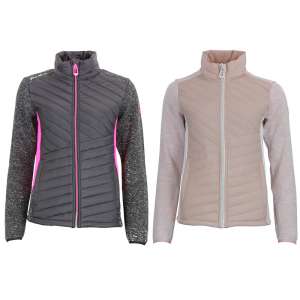 BLOUSON POLAIRE MATELASSE FEMME