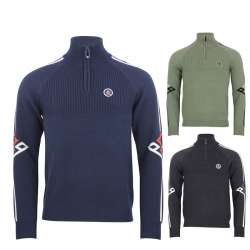 PULL COL ROULÉ DEMI-ZIP HOMME