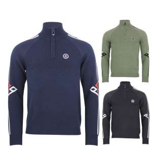 PULL COL ROULÉ DEMI-ZIP HOMME