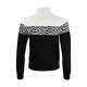 PULL COL ROULÉ DEMI-ZIP FEMME