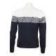 PULL COL ROULÉ DEMI-ZIP FEMME
