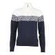 PULL COL ROULÉ DEMI-ZIP FEMME