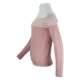 PULL COL ROULÉ DEMI-ZIP FEMME