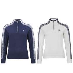 PULL COL ROULÉ DEMI-ZIP FEMME