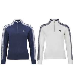 PULL COL ROULÉ DEMI-ZIP FEMME
