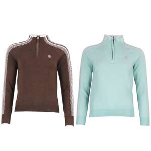 PULL COL ROULÉ DEMI-ZIP FEMME