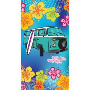 SERVIETTE DE PLAGE VELOURS 100 X 175 CM