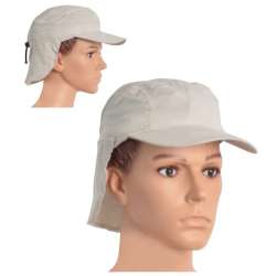 CASQUETTE TOILE CACHE NUQUE T55/57