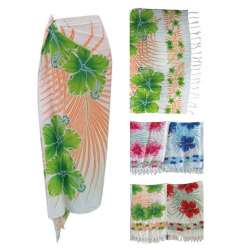 PAREO DE PLAGE FLORI + BOUCLE