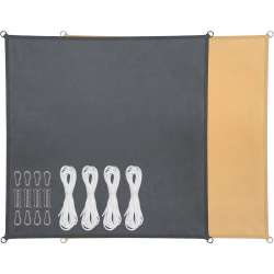 VOILE D'OMBRAGE POLYESTER 4 X 4 M