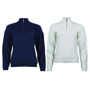 PULL COL ROULÉ MONTANT DEMI-ZIP FEMME