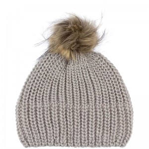 BONNET POMPON FILLE