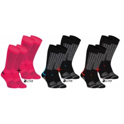 CHAUSSETTES DE SKI JUNIOR - 2 PAIRES