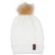 BONNET POMPON TRICOT FEMME